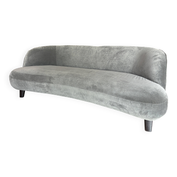 3-seater velvet sofa Design Emmanuel Gallina AMPM