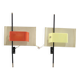 Superb pair of 2020 model wall lights by Bruno Gatta for Stilnovo - 1955s