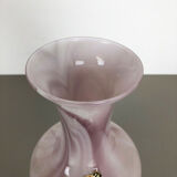 Extra Large Vintage Yellow Opaline Florence Vase Design 1970s, Italie