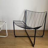 Black räane armchair by niels gammelgaard for ikea