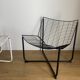 Fauteuil räane noir par Niels Gammelgaard pour ikea