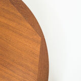 Vintage round teak coffee table