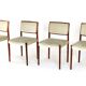 Set of 4 Niels O Möller model 80 chairs