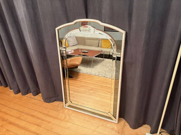 Large Crystal Mirror, Italy, 1960s