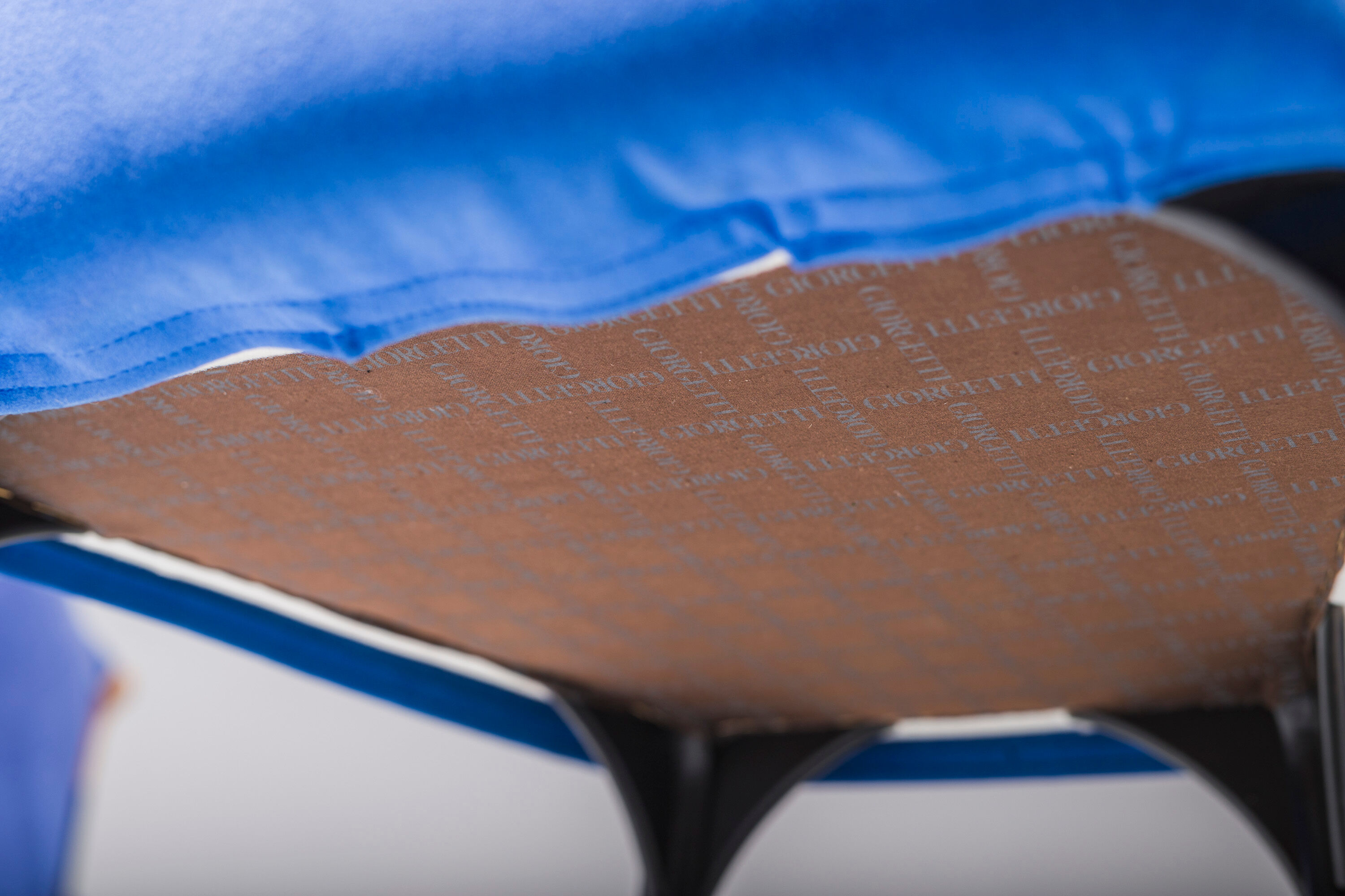 Italian alcantara project Armchairs by Umberto Asnago for Giorgetti/Progetti, 1980s