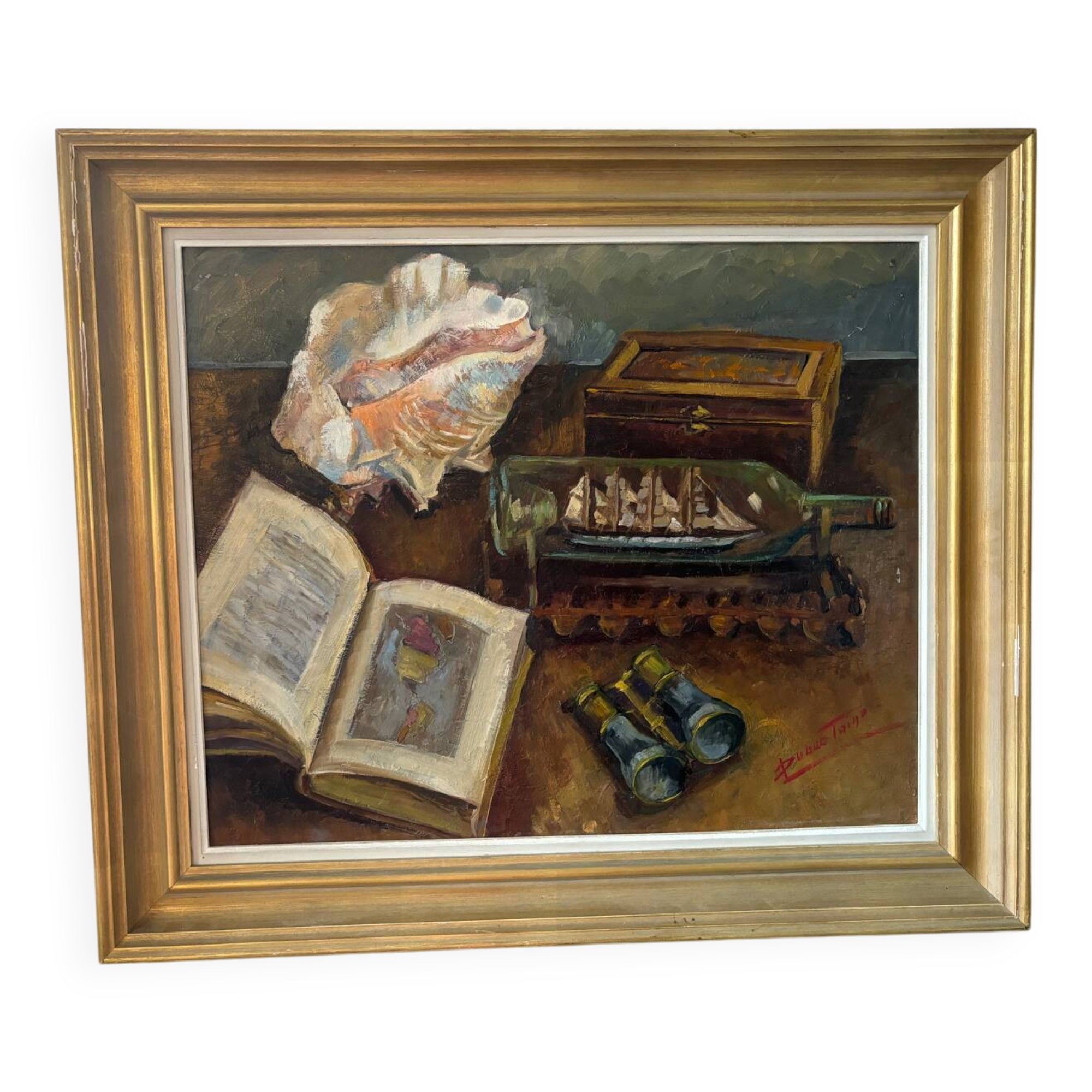 Signed still life from the 20th century
