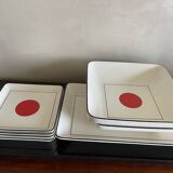 Tokyo model square service in Gien earthenware