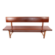 Large Solid Wooden Bench,1960s, Belgium