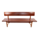 Large Solid Wooden Bench,1960s, Belgium