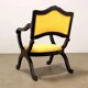 Antique armchair convertible into a prie-dieu in wood from the 19th-20th century.