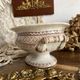 Antique vegetable dish in English ironstone "Princess Alexandra"