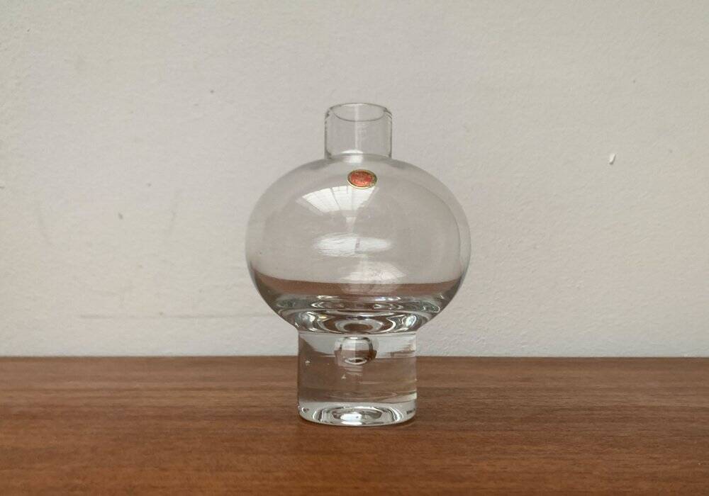Vintage Italian glass bubble vase