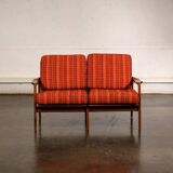 Scandinavian two-seater bench