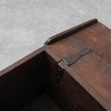 Rare Large Gothic 16th century carved solid oak chest, France