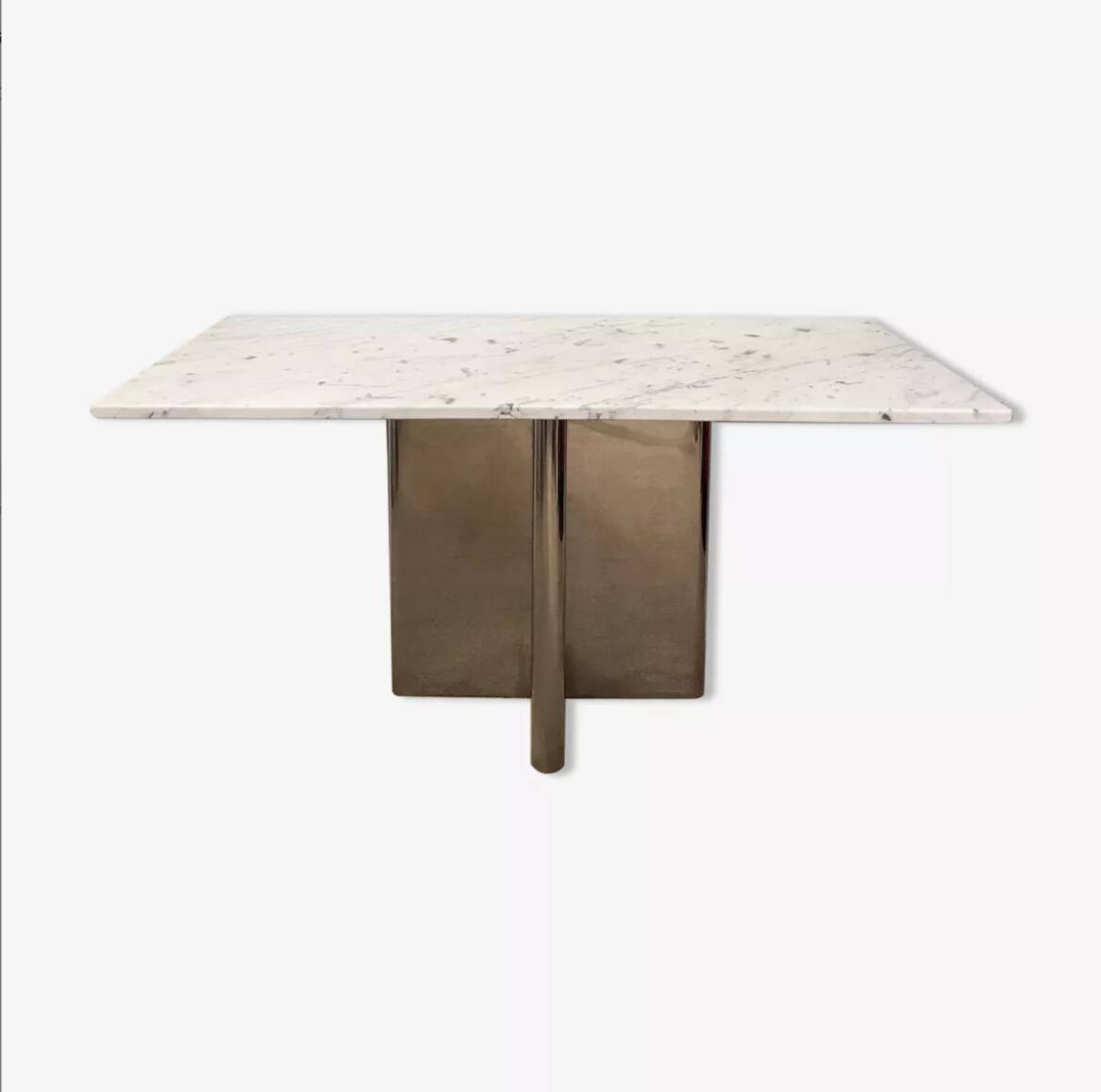 Marble and metal console, Hans Von Klier, Skipper, 1970