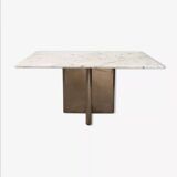 Marble and metal console, Hans Von Klier, Skipper, 1970