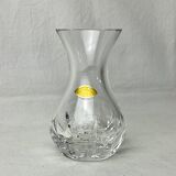 Hand-cut vintage crystal vase