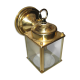 Brass wall light