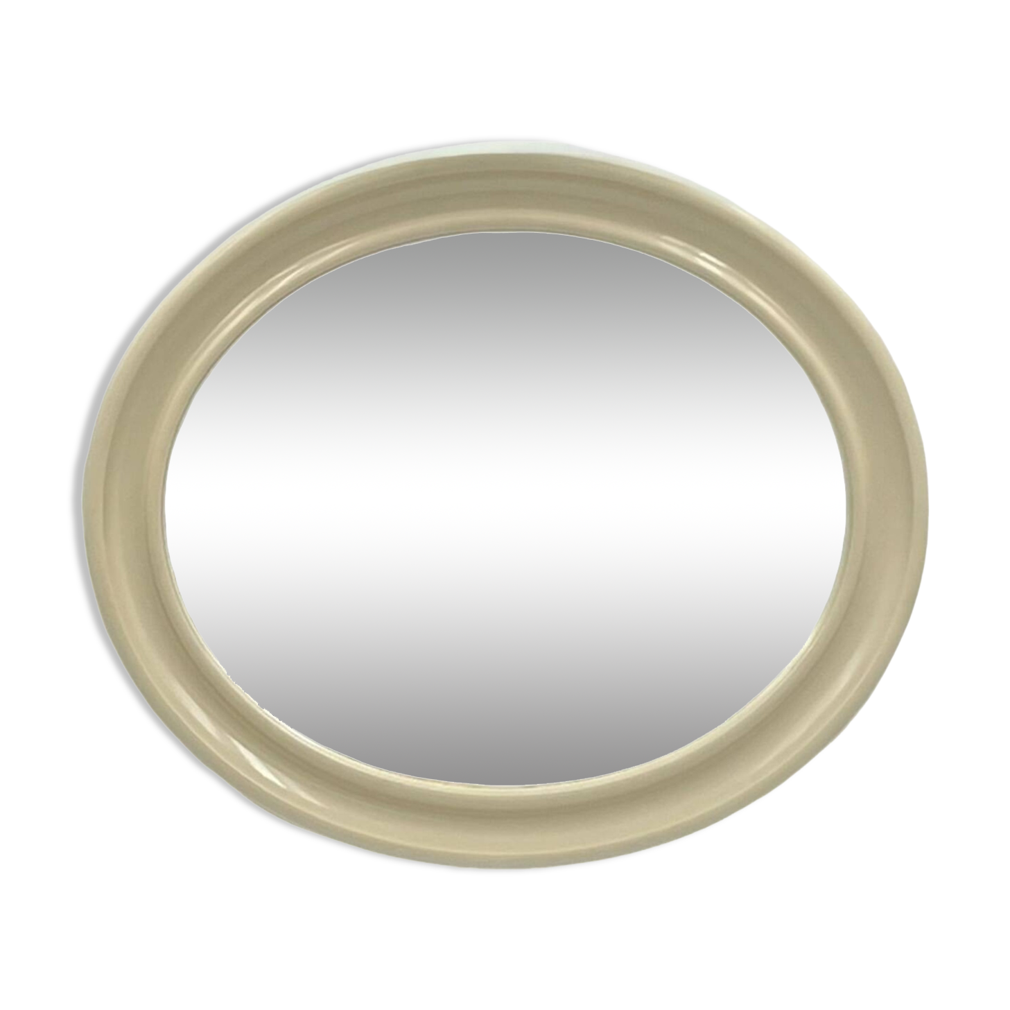 Wall Mirror 'America' in Beige Bakelite by Carrara and Matta Italy