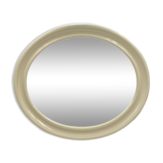 Wall Mirror 'America' in Beige Bakelite by Carrara and Matta Italy