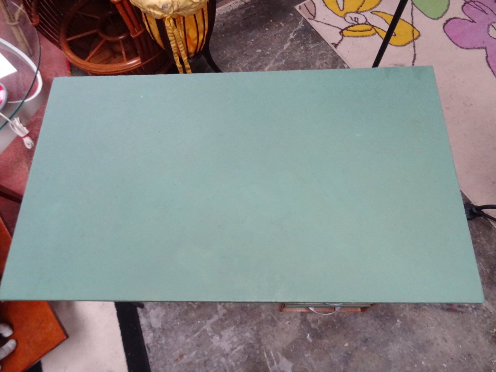 Desk hanging drawers and chair