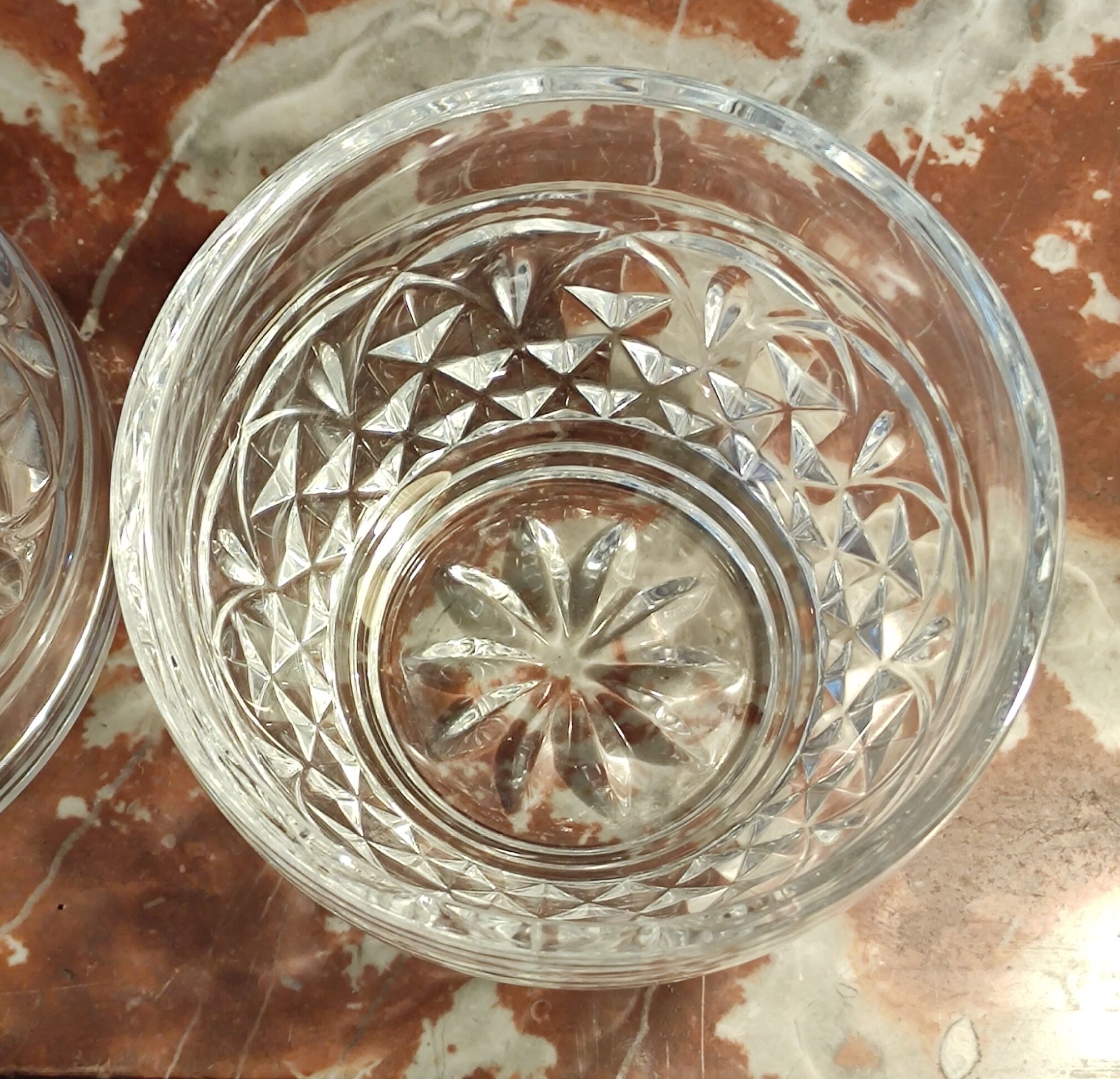 Old egg-shaped drapery/candy box