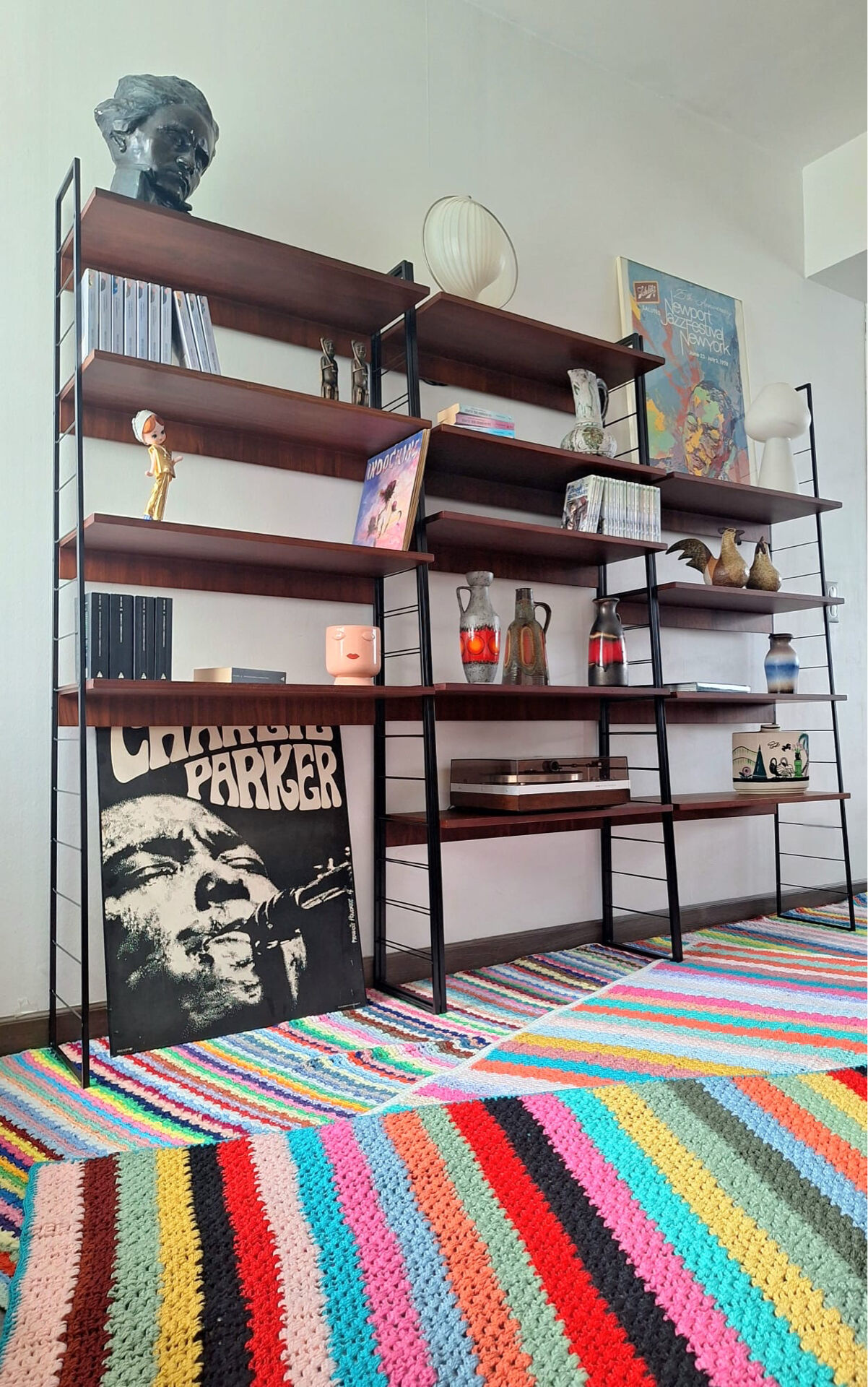 Set of 3 watford bookshelves la redoute interiors, shelving units.