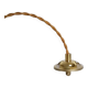 Wavy white opaline pendant light 1960 1970