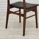 1970s, set of 4 Danish dining chairs by Findahl Møbelfabrik, teak wood.