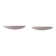 Pair of vintage wall lights in glazed white porcelain, France 1970.
