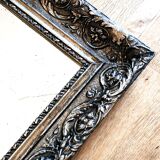 Antique silvered mirror "Barthélémy" – elegance and poetry of time
