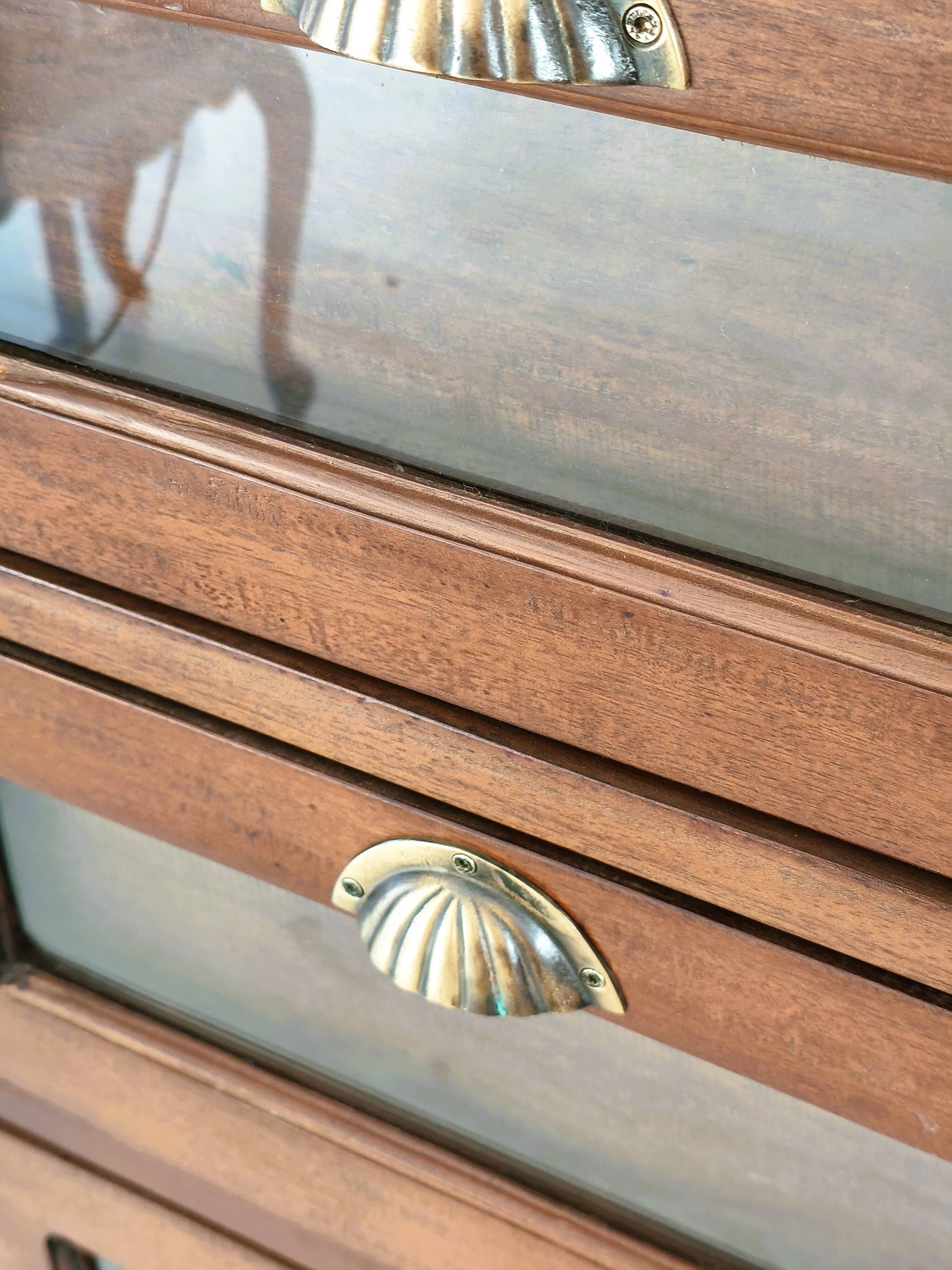 Meuble en bois ancien a 3 tiroirs esprit brocante chic