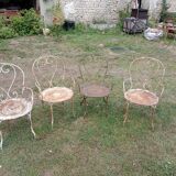 4 Garden armchairs