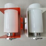 Pair of vintage wall lamps 1960 space age