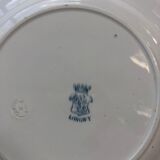 Longwy model Bengali round earthenware dish