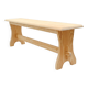 Banc de table de style rustique monastère en pin massif brut