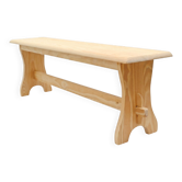 Banc de table de style rustique monastère en pin massif brut