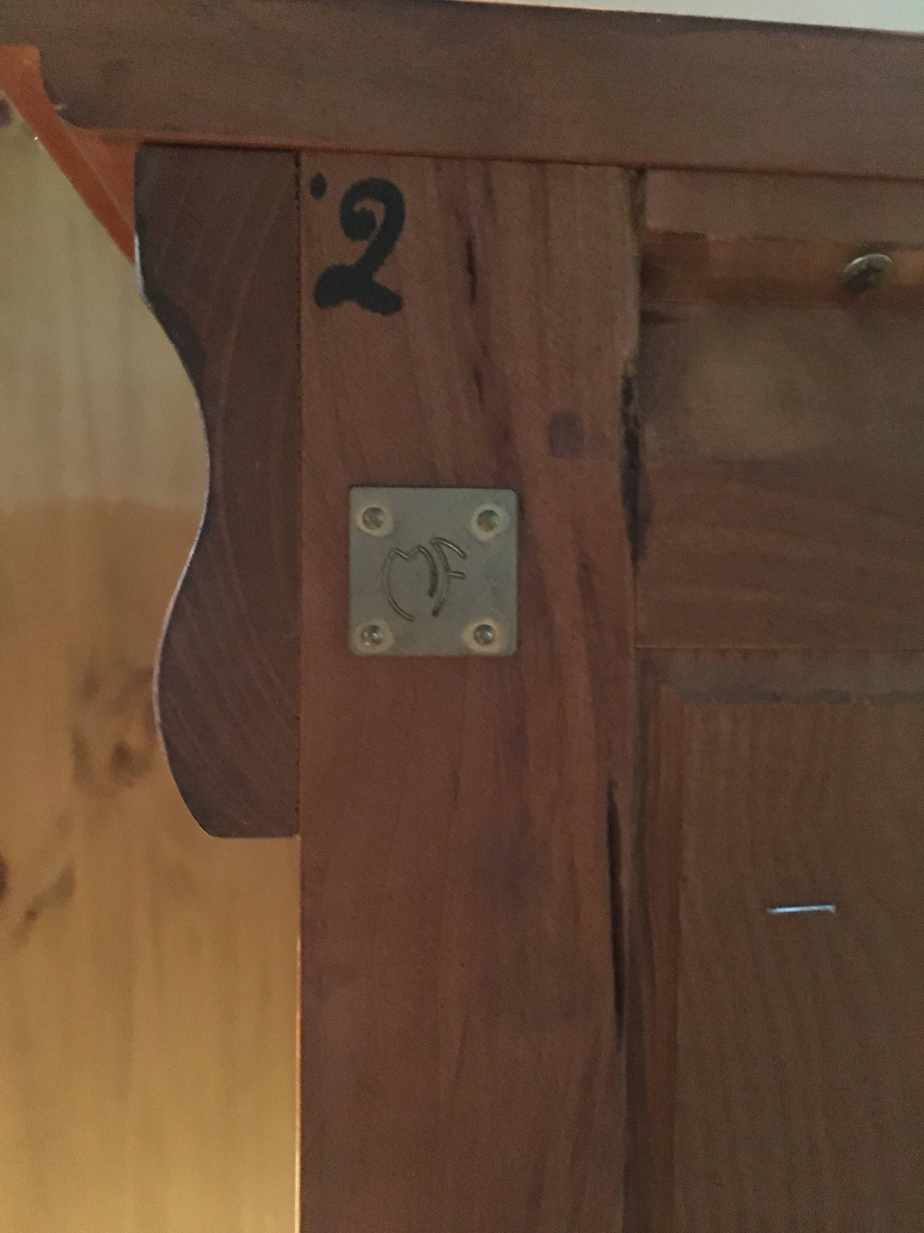 Notary's cardboard box in mahogany-colored cherry wood "Félix Monge"