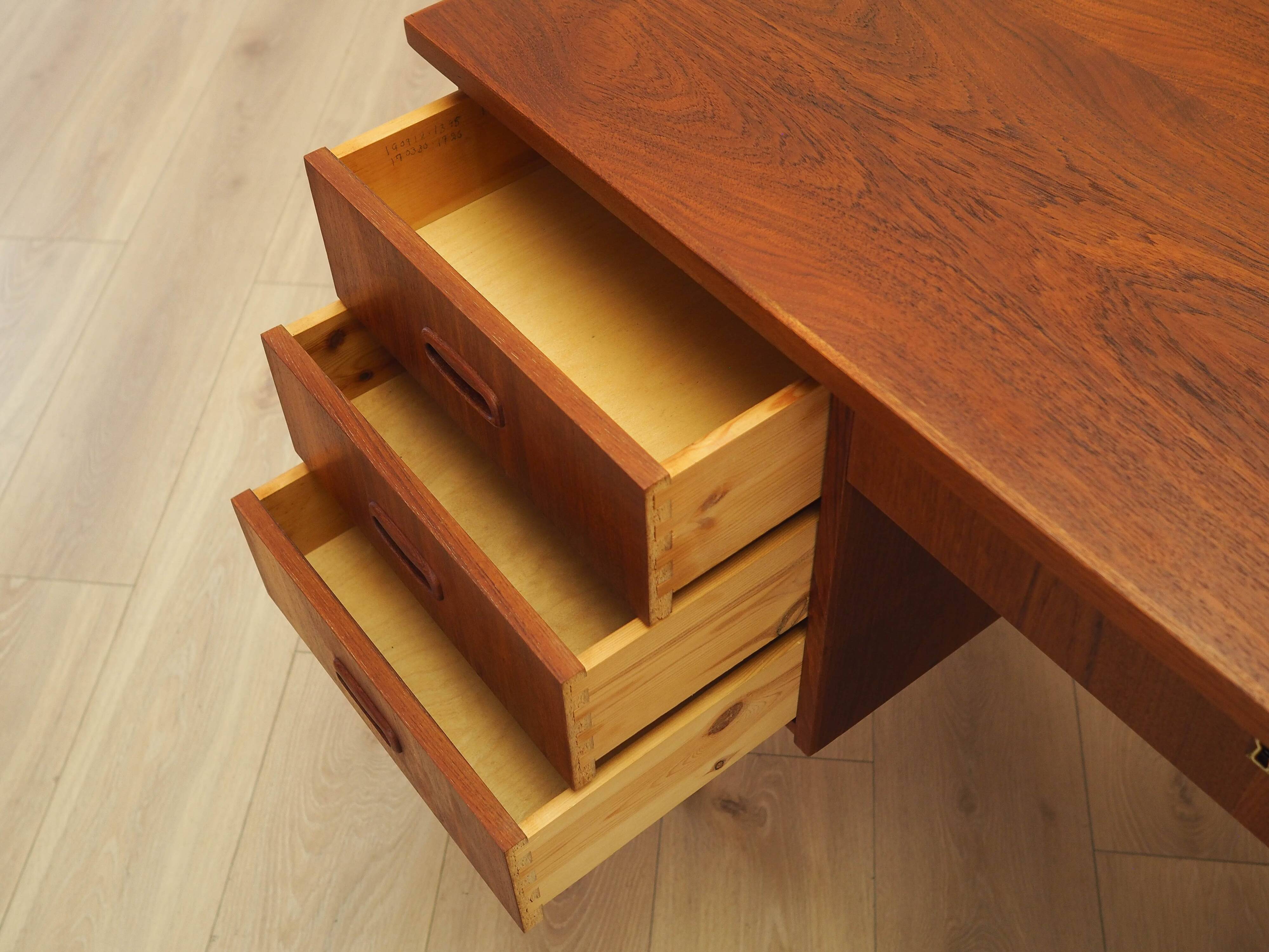 Teak desk, Danish design, 1970s, made in Denmark