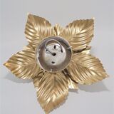 Golden flower sconce