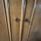Parisian oak cabinet with pegs