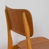 Danish mid century modern teak desk chair 1960