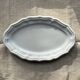 Duo de plats terre de fer Gien ivoire