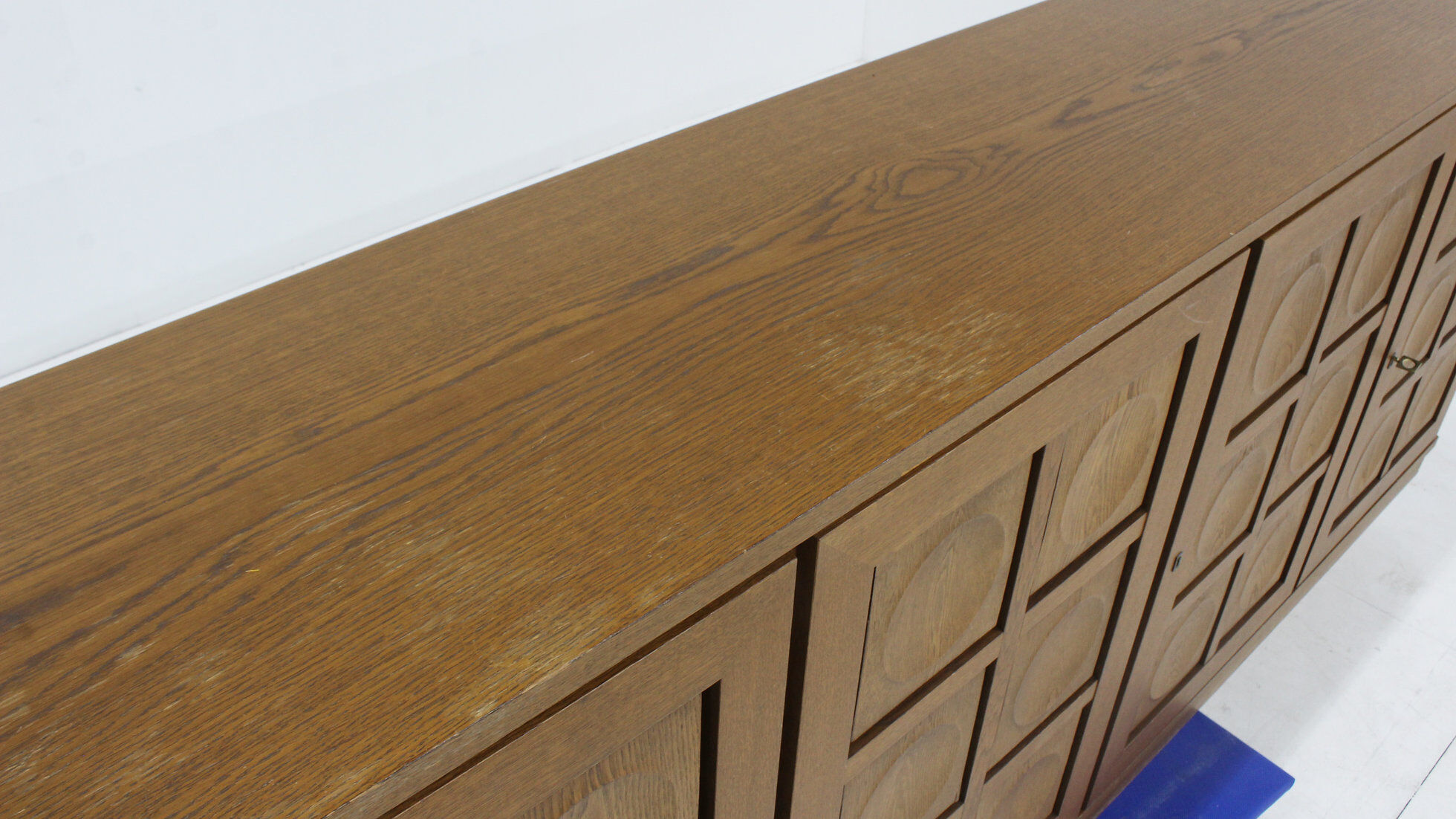 Vintage brutalist sideboard 1970s Gerhard Bartels