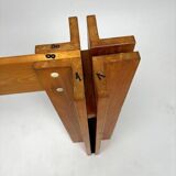 Wooden Quatour Table attributed to Carlo Scarpa for Gavina, Italy, 1973