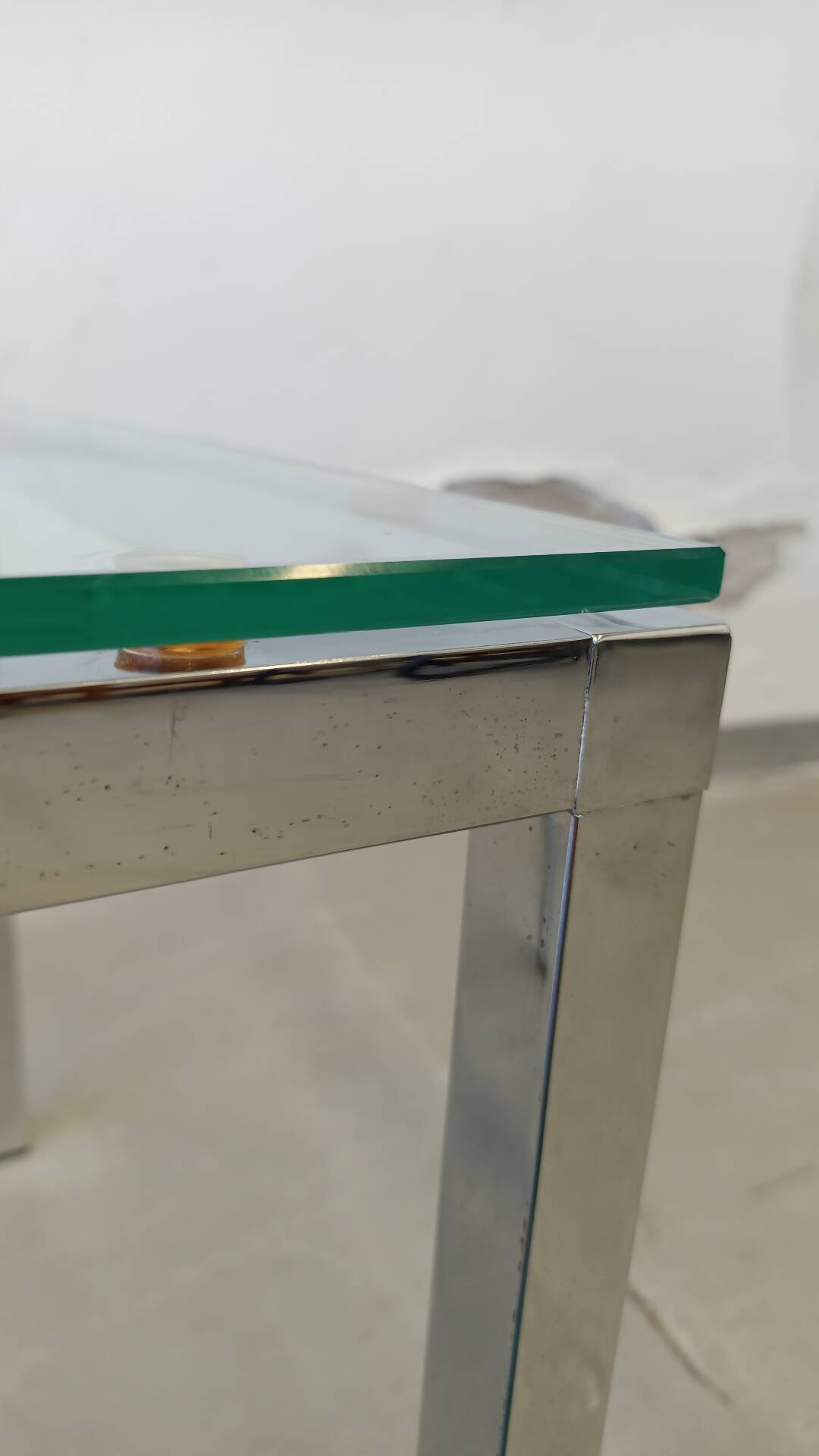 Chrome side table
