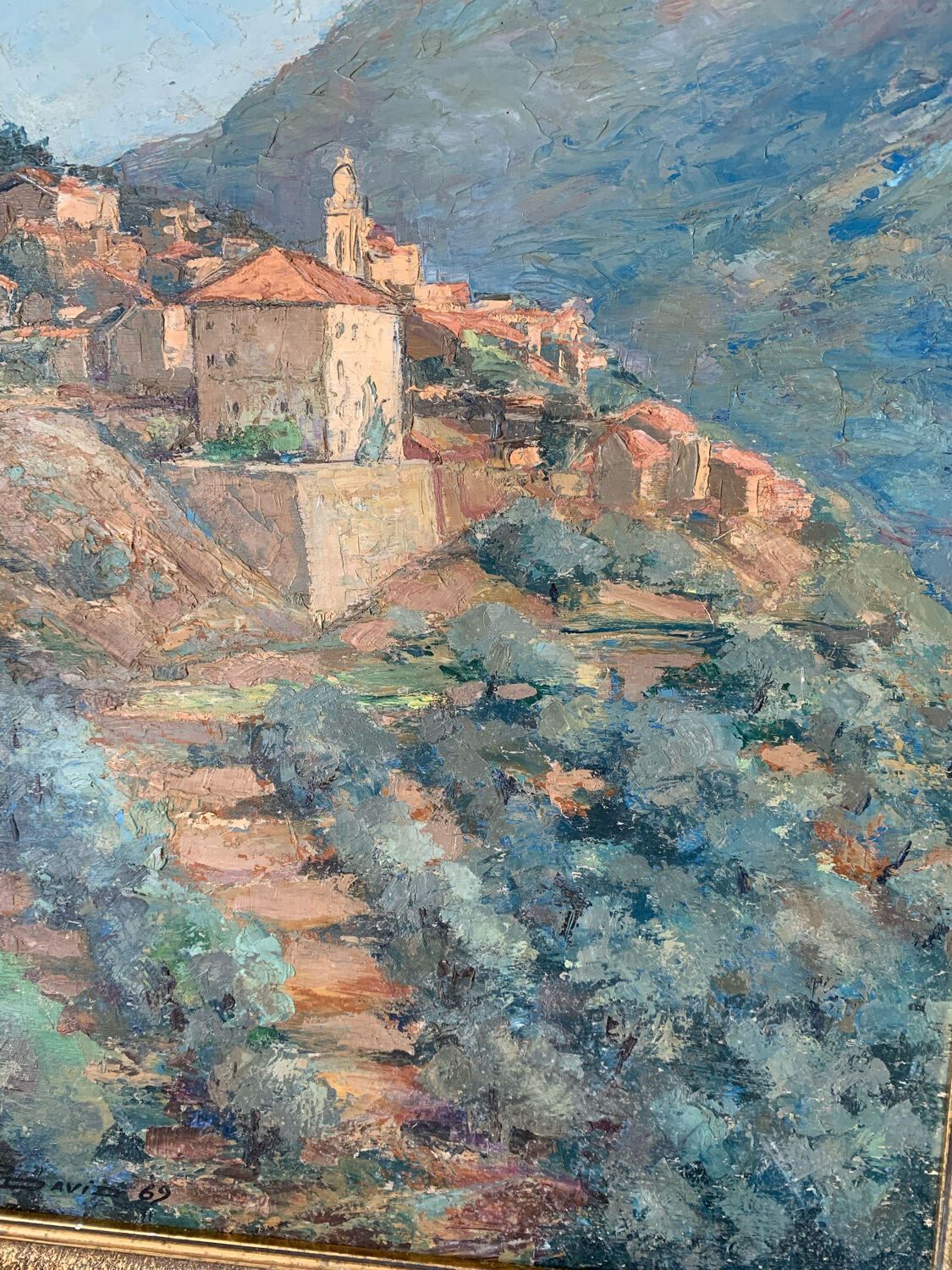Corsican landscape painting