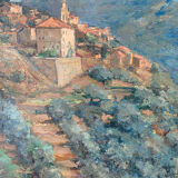 Corsican landscape painting