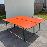 Folding brewery table duo