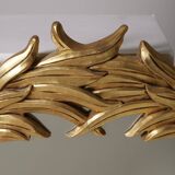 Gilded carved wooden mirror